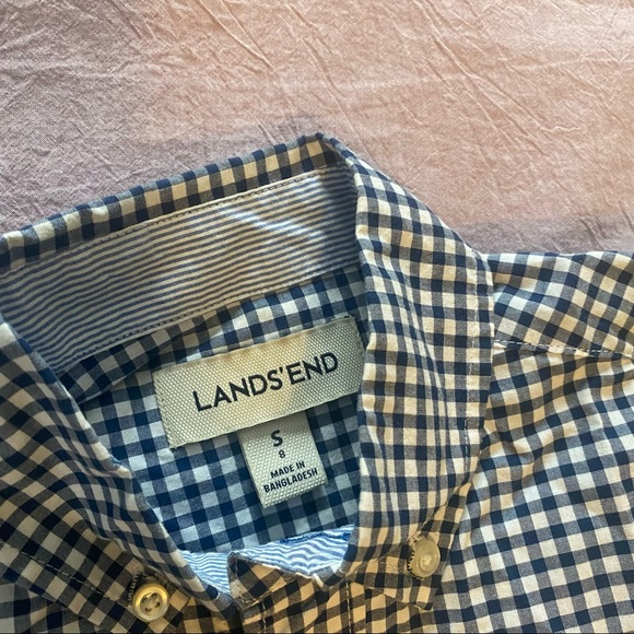 Lands’ End Kids Button Down Shirt - Picture 2 of 3